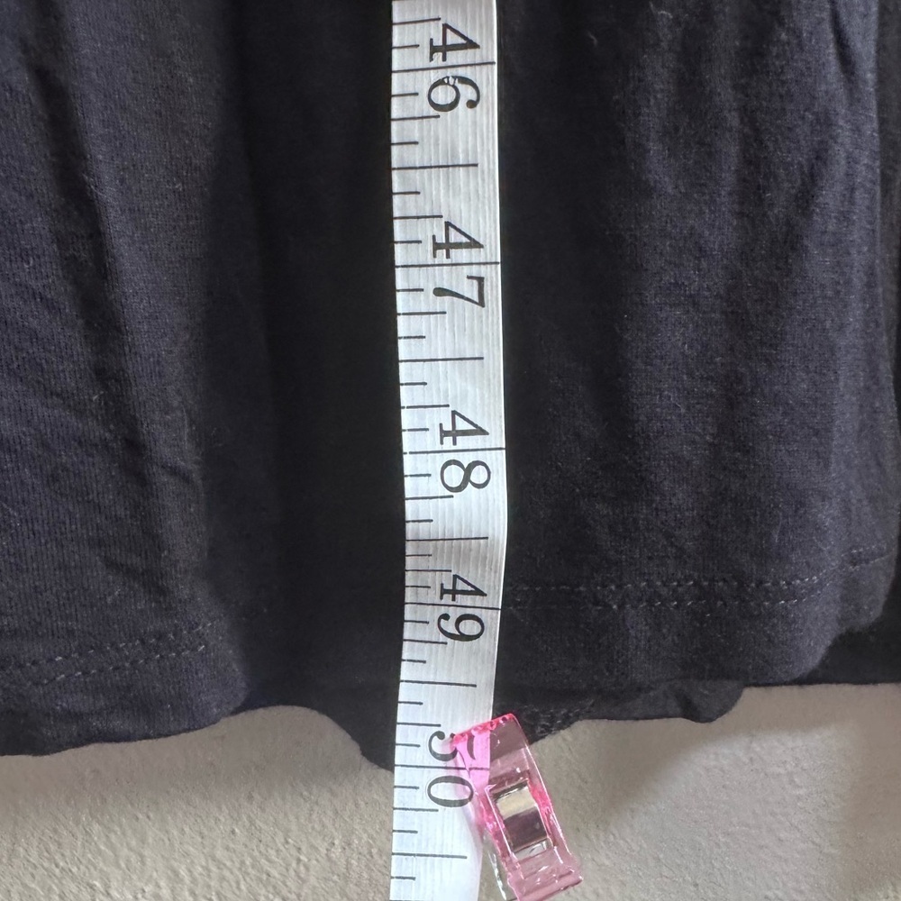 Lane Bryant Black T-Shirt Dress 22/24 Short Sleeve with Pockets - Picture 8 of 8